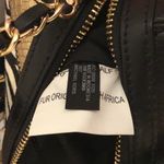 Michael Kors Stanton Medium East West Leather Barrel Messenger Black Multi. Photo 8