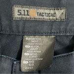 5.11  Tactical Women’s Cargo Pants Size‎ MEDIUM SHORT Navy Blue Drawstring Ankle Photo 2