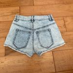 PacSun Bullhead High Rise Light Blue Hot Shorts Size 1 White Photo 1