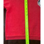 Disney Mickey & Friends Cropped Crew Neck Red Sweatshirt Mickey Face Appliqué L Photo 4