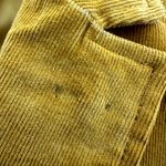 Talbots  Corduroy Blazer Jacket Notch Lapel Pockets Lined Mustard Yellow 12 Photo 3