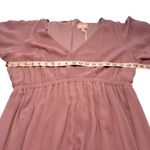 Show Me Your Mumu NWT  SMYM Emily Empire Maxi Dress Antique Rose Chiffon XL Photo 11