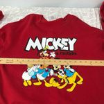 Disney  Mickey & friends red sweatshirt junior size L 11-13 Photo 5