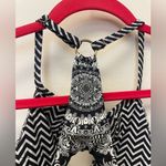 Red Carter  Keyhole High Neck Mandala Swim Top Photo 3