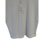 Chaser  Shirt Women's XS Quarter Button White Short Sleeve Blouse Top Photo 4