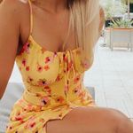 Wild Fable Yellow Floral Sundress Photo 0