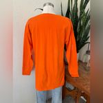 Vintage Halloween Long Sleeve Shirt Orange Graphic 90s‎ witch ghost fall medium Photo 1