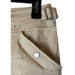 I am gia Pants Women XS Tan Straight Leg Cinched Buckle Waist Jetta Cargo Photo 7