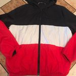 Brandy Melville  red white and blue windbreaker jacket Photo 1