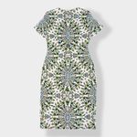 London Times  White‎ and green mandala dress Size 8 Photo 6