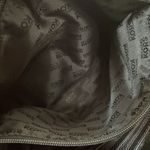 Michael Kors Hamilton Belted Satchel Black Pebbled Leather Large Handbag Purse Photo 8