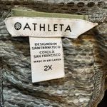 Athleta Women's Ultimate Scoop Mesh Tank Top Olive Green Racerback Size 2X Photo 4