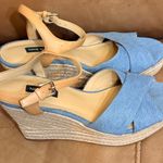 Nine West  Denim Wedge Heels as is Photo 3