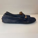 Coach  Women’s Nola Dark‎ Blue Suede Loafers Size 6.5 B Photo 3