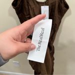 NWT Raquel Allegra Slip dress rayon brown knee length SZ 1US6 Photo 8