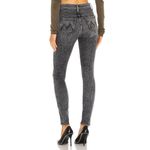 NWT Mother Seamed Swooner Skimp in Train Stops Stretch Skinny Jeans 28 Black Photo 11