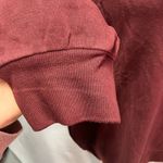 Lou & grey  Signaturesoft Plush Quarter Zip Pullover Sweatshirt Women XL Burgundy Photo 9