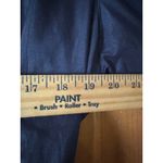 Current Seen Hooded Belted Trench Coat Womens Size 13/14 Navy Blue Plaid Photo 3