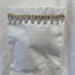 ZARA  white pocket t-shirt medium Photo 1
