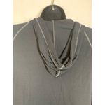 J Jill Full Zipper Athletic Hoodie Jacket Blue Size L Photo 3