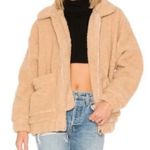 I am gia I. AM. GIA Pixie full zip Sherpa Teddy Bear Jacket in Caramel color. XS Photo 2