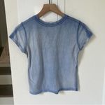 Free People  We The Free Baby Tee in Washed Blue Photo 2