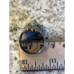 Ted Ott Sterling Silver Turquoise Native American Chief Head Ring 16g Sz 9/9.5 Blue Photo 8