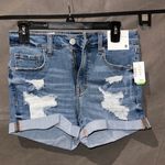 Aeropostale  High Rise Distressed Shorts - Premium Stretch Photo 0