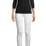 L'Agence NWT L’Agence Tilly Cropped Rhinestone Skinny Jeans in Blanc Photo 2
