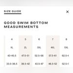 Good American Tiny Ties Bikini Bottoms, Women’s Size 2 (Medium)- Ivory Photo 11