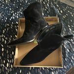 ZARA EUC once  black real  suede cowboy boots Photo 2