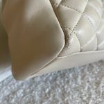 Versace White Quilted Nappa Leather Medusa Tote Handbag Photo 5