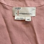 By Anthropologie Linen Blend Cropped Pink Wrap Vest Size XXS Photo 2