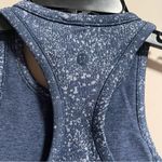 Lululemon Ebb to Street Cropped Racerback Tank Top Mineral Blue- Size 4 Photo 2