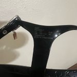 Coach  Piccadilly Black Ankle Strap Jelly Thong Sandals Women's US 10 / 40 Photo 4