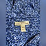 Dana Buchman blue button up long sleeve blouse Photo 1