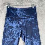 Peloton WITH Womens Blue Tie Dye & Purple Marled Reversible Leggings Size XS Photo 8