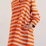 SUNSHINE TIENDA | Hidalgo Stripe Milly Dress Orange Blue Nude Gold | Small Photo 0