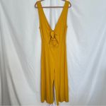 Love Tree  Summer Loving Woman’s Large Mustard Yellow Jumpsuit‎ Romper Photo 6