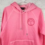 Retrofête Retrofete Vanessa Hoodie Size Small Hot Pink Logo NWT Oversized Fit Pocket Photo 2