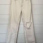 BDG  Women’s 26 Loose Straight Cream Off White Distressed Jeans Photo 0