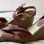 Splendid Fairfax Espadrille Wedge Suede Strappy Sandals Size 9.5 Photo 2
