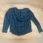 L.L. Bean women’s Relaxed Fit Plaid Jacket sz Medium Green Photo 8