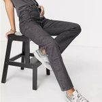 & Other Stories & Other Stories Crawford High Waisted Straight Leg Patchwork Jeans Washed Black Photo 2