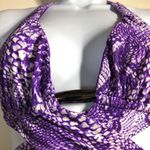 Beach Bunny  Purple Reptile Print Bikini Top Photo 5