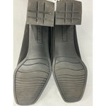 CRAZY HORSE Womans Slip On Pumps 8 M Black Block Heel Square Toe Photo 7