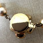 Vintage Attwood & Sawyer (A&S) Faux Pearl Necklace with Rhinestone Flower Clasp Photo 11