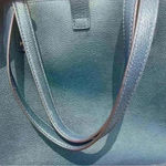 Michael Kors  Navy Blue Karson Large Carry All Leather  Tote Photo 6