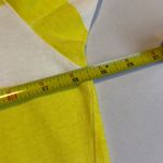 J.Crew Sun Washed Jersey Striped Rugby Shirt Long Sleeve Yellow White Womens L # Photo 7