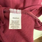 Poof! Poof Tank Top Women Medium Casual Soft Tie Shoulder Straps V-Neck Summer Resort Photo 4